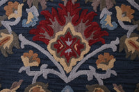 Floral Tuffted Loop Wool Rug
