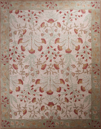 Floral Wool Area Rug