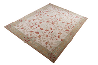 Floral Wool Area Rug