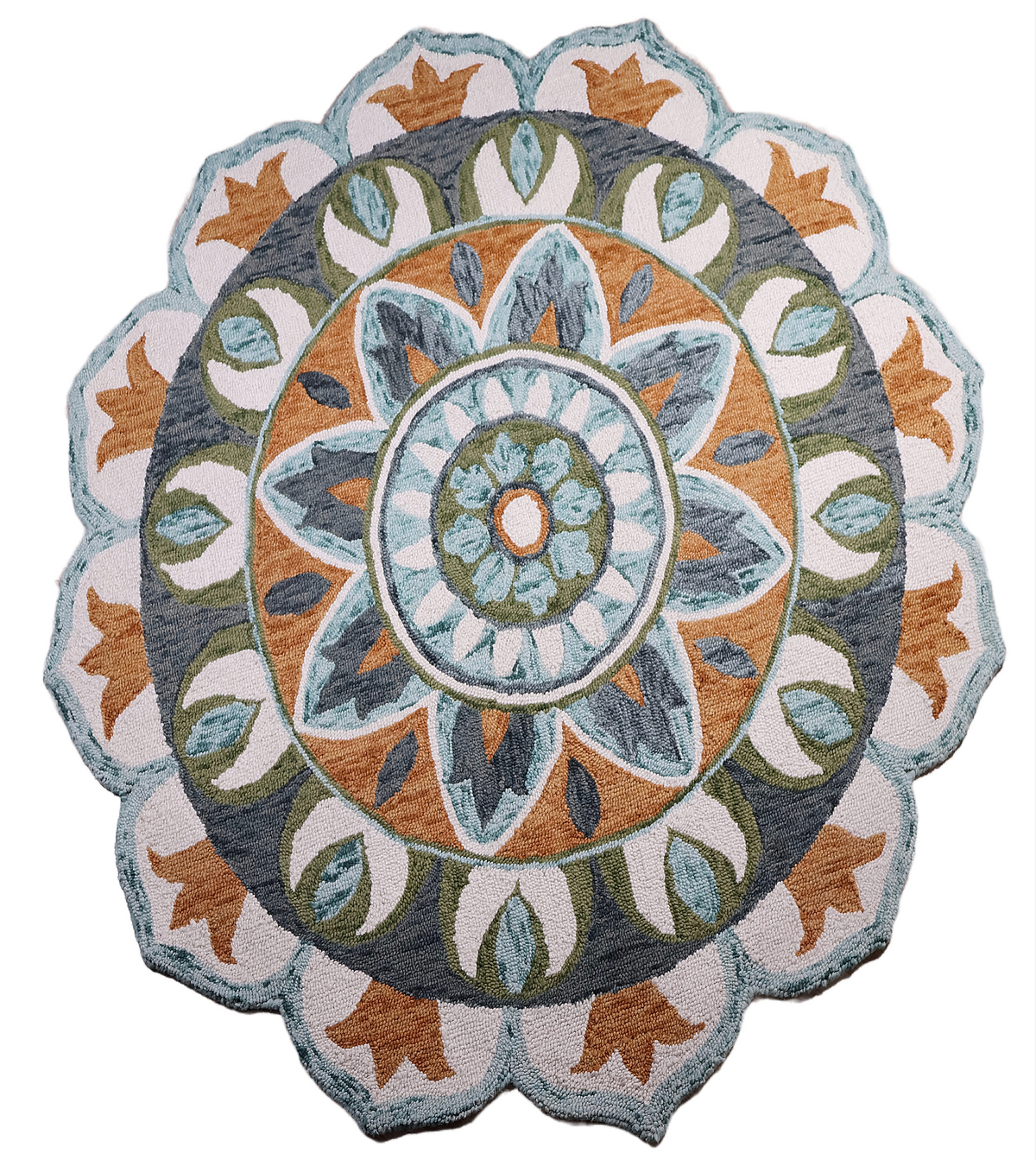 Dazzle wool area rug