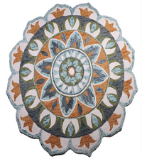 Dazzle wool area rug
