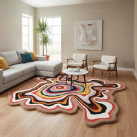 Irregular Wool Rug