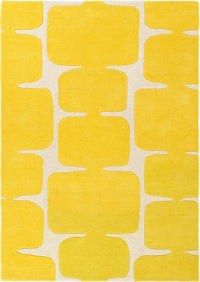 Geometric wool rug