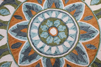Dazzle wool area rug