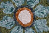 Dazzle wool area rug