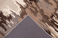 Abstract Wool Tuffted Rug