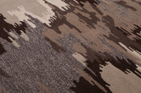 Abstract Wool Tuffted Rug