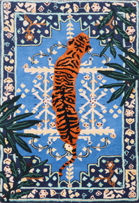 Bengal Tiger Wool Rug